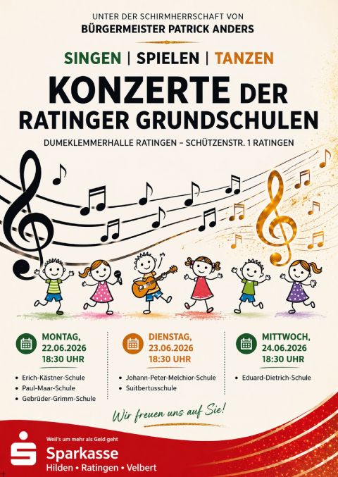Plakat Grundschulkonzerte